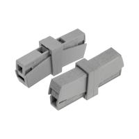 Строительно-монтажная клемма СМК 224-201 для светильника на 2 проводника (1,0-2,5)/(0,5-2,5) мм² (5 шт./уп.) REXANT