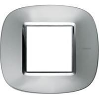 BT Axolute Зеркальный Алюминий Рамка 2 мод эллипс