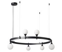 07808-6,19 Люстра Бьянки черный G9 6*7W