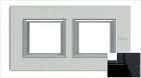 BT Axolute White Рамка 2+2 мод прямоугольная вертикальная