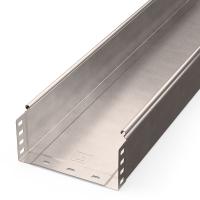 Лоток неперфорированный Стандарт INOX (AISI 409) 200х100х3000 (0,8 мм) (6 м/уп) Промрукав