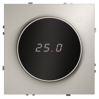 Терморегулятор электронный VOLTUM S70 с индикацией и датчиком, для теплого пола, (кашемир)