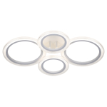 Ring CLL-1-59-RC WH  Светильник потолочный светодиодный ЭРА Модерн Ring CLL-1-59W 3K-6,5K RC WH с ДУ белый