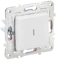 SKANDY Выключатель 1-клавишный проходной с индикацией 10А SK-V08W арктический белый IEK