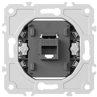 Механизм розетки RJ45 одиночная cat.6/ClassE-8, серия DB