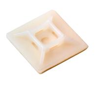 Площадка под винт самоклеящаяся REXANT 28х28 мм, белая, упаковка 100 шт.