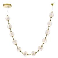 5008/48L L-VISION ODL23 591 золотой/прозрачный/металл/акрил Подвес LED 48W 4000K 2640лм CRYSTAL