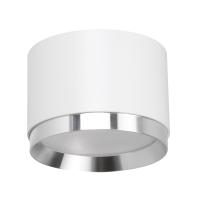 Светильник потолочный Feron Barrel DUET HL459  12W, 230V,GX53, белый + хром IP20