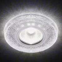 S290 CH хром/перламутровый/MR16+3W(LED WHITE)