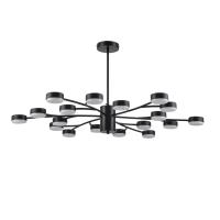 8117/18 COMFI LN25 195 черный, металл Люстра LED GX53 18*7W 220V TORINA