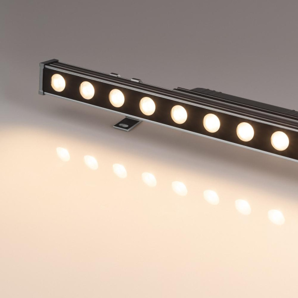 Светодиодный прожектор AR-LINE-500M-12W-220V Warm (Grey, 30 deg) (Arlight, IP65 Металл, 3 года)