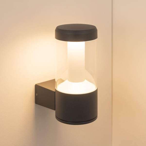 Светильник LGD-STEM-WALL-10W Warm3000 (GR, 185 deg, 230V) (Arlight, IP65 Металл, 3 года)