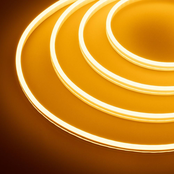 Гибкий неон GALAXY-1206-5000CFS-2835-100 12V Yellow (12x6mm, 12W, IP67) (Arlight, 12 Вт/м, IP67)