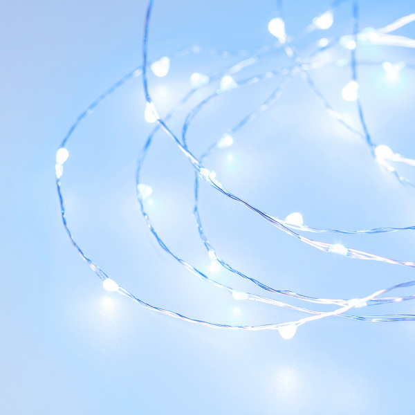 Светодиодная нить WR-5000-12V-Blue (1608, 100LED) (Arlight, IP65)