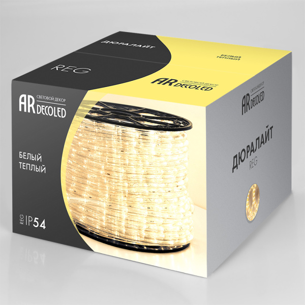 Дюралайт ARD-REG-LIVE Warm (220V, 24 LED/m, 100m) (Ardecoled, Закрытый)