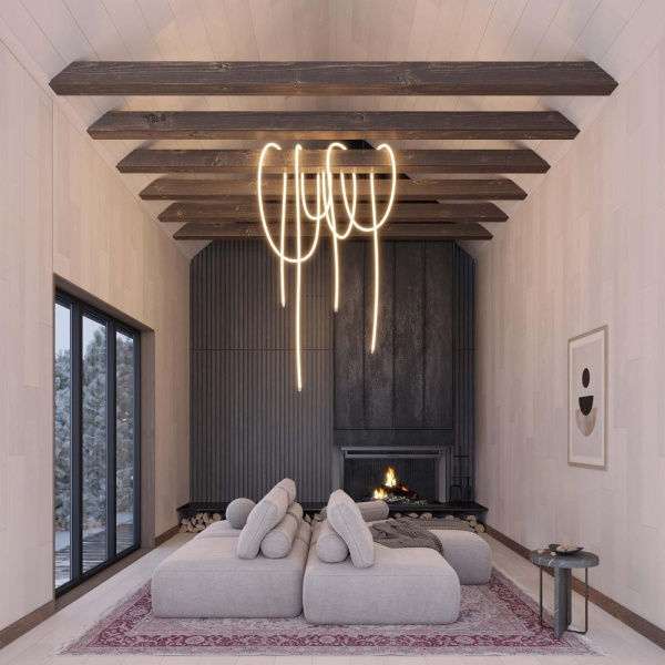 Лента герметичная MOONLIGHT-TOP-M768-D18mm 24V White-MIX 360deg (14.4 W/m, IP65, 2216, 5m, wire x1) (Arlight, Вывод кабеля прямой)