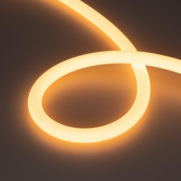 Лента герметичная MOONLIGHT-TOP-M768-D18mm 24V White-MIX 360deg (14.4 W/m, IP65, 2216, 5m, wire x1) (Arlight, Вывод кабеля прямой)