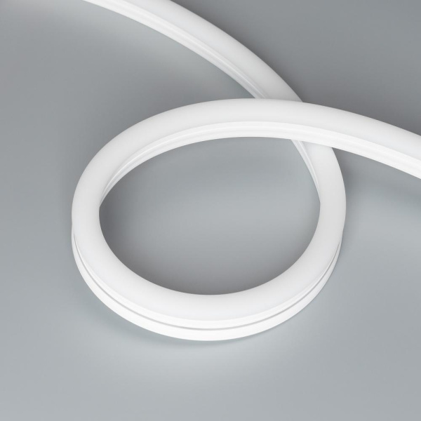 Лента герметичная MOONLIGHT-SIDE-A140-12x24mm 24V Warm3000 (9.6 W/m, IP68, 5m, wire x2) (Arlight, Вывод кабеля прямой)