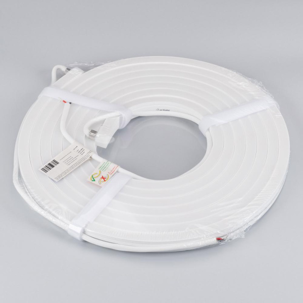 Лента герметичная MOONLIGHT-SIDE-A140-12x17mm 24V Warm3000 (9.6 W/m, IP67, 5m, wire x2) (Arlight, Вывод кабеля боковой)
