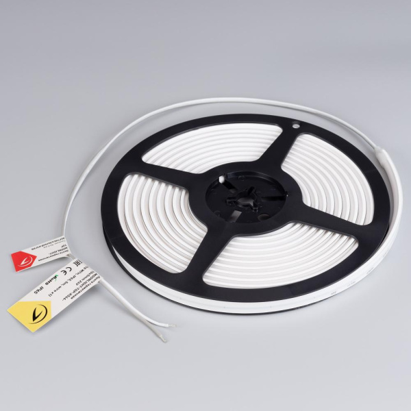 Лента герметичная MOONLIGHT-TOP-X544-10x5mm 24V Day4300 (10 W/m, IP65, 5m, wire x1) (Arlight, Вывод кабеля прямой)