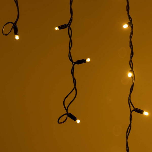 Светодиодная гирлянда ARD-EDGE-PRO-4000x600-BLACK-128LED-MILK-FLASH Warm/Warm (230V, 8W) (Ardecoled, IP65)