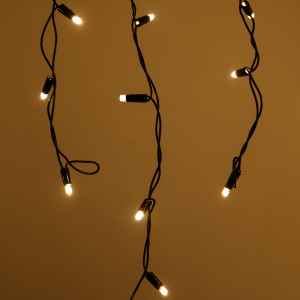 Светодиодная гирлянда ARD-EDGE-PRO-4000x600-BLACK-128LED-MILK-STD Warm (230V, 8W) (Ardecoled, IP65)