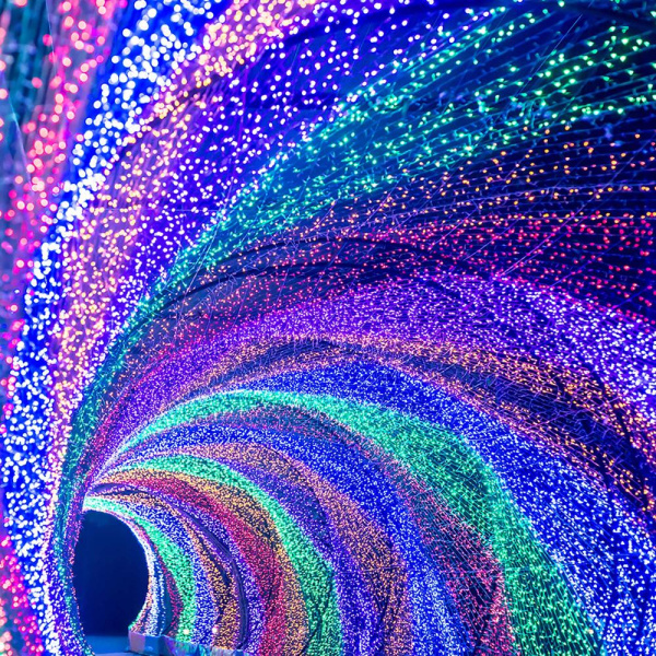 Светодиодная гирлянда ARD-CURTAIN-CLASSIC-2000x3000-CLEAR-756LED RGB (230V, 108W) (Ardecoled, IP65)