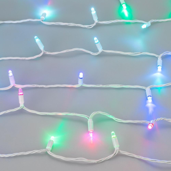 Светодиодная гирлянда ARD-STRING-CLASSIC-15000-WHITE-100LED-LIVE RGB-SPI (12V, 53W) (Ardecoled, IP65)
