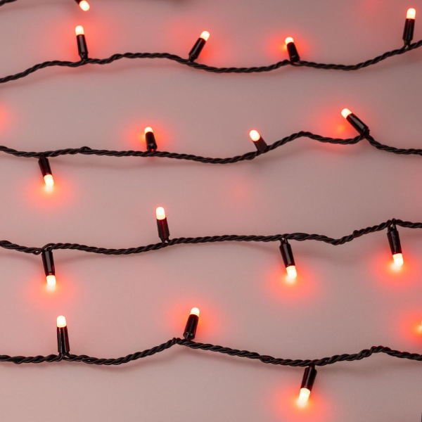 Светодиодная гирлянда ARD-STRING-CLASSIC-10000-BLACK-95LED-MILK-LIVE RGBW-DMX (24V, 10W) (Ardecoled, IP65)