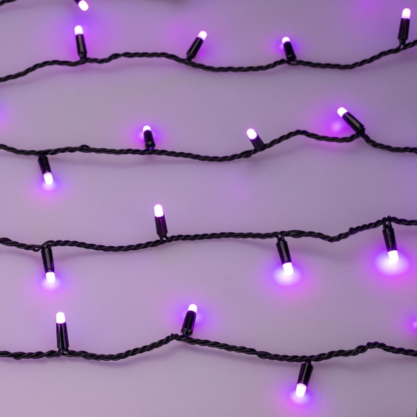 Светодиодная гирлянда ARD-STRING-CLASSIC-10000-BLACK-95LED-MILK-LIVE RGBW-DMX (24V, 10W) (Ardecoled, IP65)