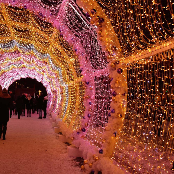 Светодиодная гирлянда ARD-STRING-CLASSIC-10000-CLEAR-100LED-STD PINK (230V, 7W) (Ardecoled, IP65)