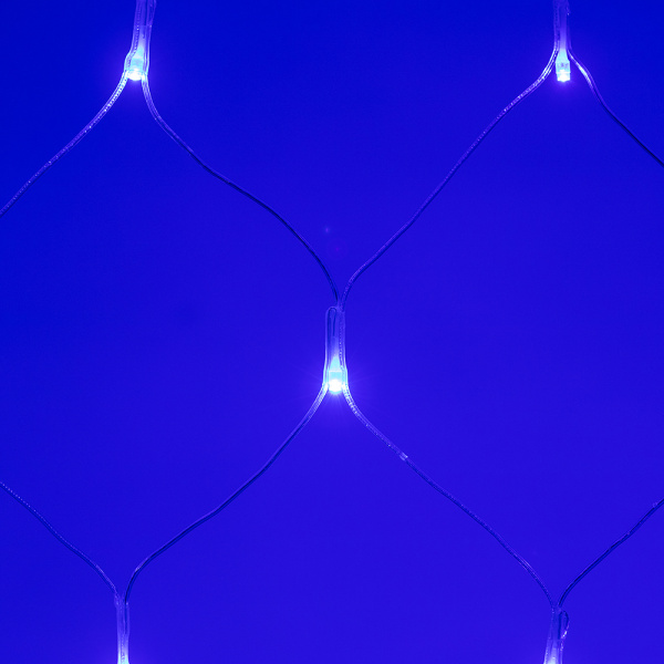 Светодиодная гирлянда ARD-NETLIGHT-HOME-1500x1500-CLEAR-150LED Blue (230V, 12W) (Ardecoled, IP20)