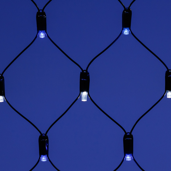 Светодиодная гирлянда ARD-NETLIGHT-CLASSIC-2000x1500-BLACK-288LED White/Blue (230V, 18W) (Ardecoled, IP65)