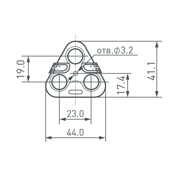 Модуль герметичный ARL-LT2835-3-Batwing-1.4W-12V White (Arlight, Закрытый)
