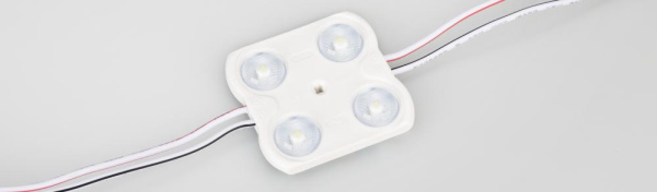 Модуль герметичный CRAFT-2835-4-12V Cool 170deg (45x43mm, 1.6W, IP65) (Arlight, Закрытый)