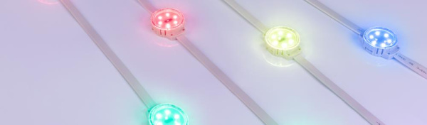 Модуль управляемый SOLEX-DMX-3535-6-24V RGB 120deg (D40x16mm, 1.5W, IP67) (Arlight, Пластик, 3 года)