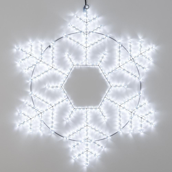 Фигура ARD-SNOWFLAKE-M10-1000x900-504LED White (230V, 31W) (Ardecoled, IP65)
