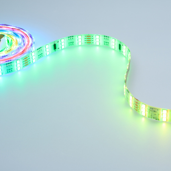 Лента SPI-5000SE 12V RGB (5060, 480 LED x3,1812) (Arlight, Закрытый, IP65)