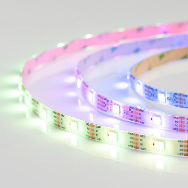 Лента SPI-5000SE-RAM-5060-30 12V Cx1 RGB-Auto (10mm, 4.8W/m, IP65) (Arlight, Закрытый, IP65)