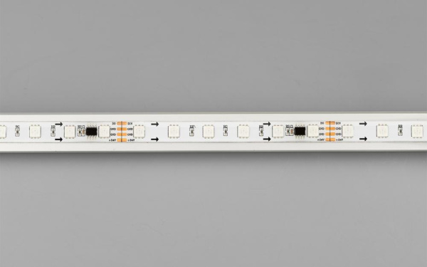 Лента SPI-5000SE-AM 24V RGB (5060, 60 LED/m, x6) (Arlight, Закрытый, IP65)