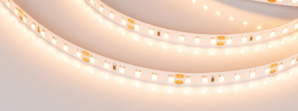 Лента RT 2-5000 24V Warm2700 2x (2835, 600 LED, CRI98) (Arlight, 14.4 Вт/м, IP20)
