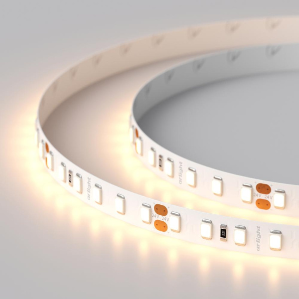 Лента RT 2-5000 24V Warm2700 2x (2835, 600 LED, PRO) (Arlight, 14.4 Вт/м, IP20)