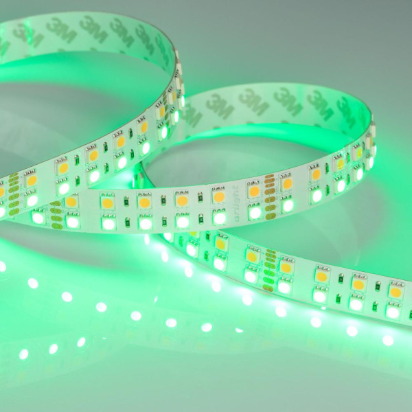 Лента RT 2-5000 24V RGB-Day 2x2 (5060, 720 LED, LUX) (Arlight, 32 Вт/м, IP20)