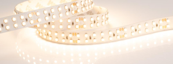 Лента RT 2-5000 24V Warm3000 2x2 (3528, 1200 LED, LUX) (Arlight, 19.2 Вт/м, IP20)