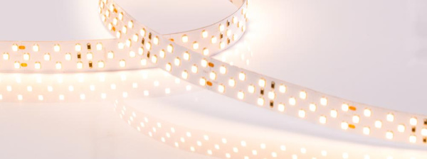 Лента RT 2-5000 24V Warm3000 3x2 (2835, 1260 LED, LUX) (Arlight, 27 Вт/м, IP20)