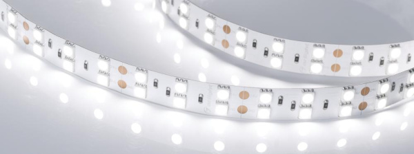 Лента RT 2-5000 24V White6000 2x2 (5060, 600 LED, LUX) (Arlight, 28.8 Вт/м, IP20)