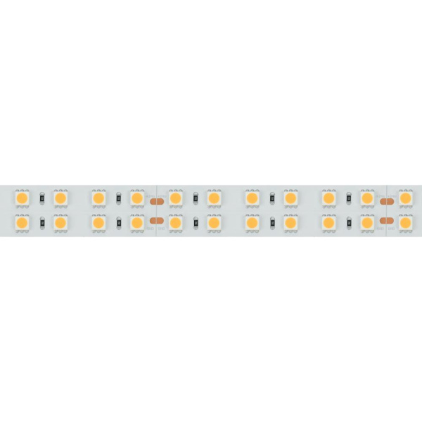 Лента RT 2-5000 24V Warm2700 2x2 (5060, 720 LED, LUX) (Arlight, 34.4 Вт/м, IP20)