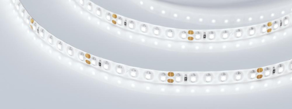 Лента RTW 2-5000SE 24V White 2x(3528, 600 LED, LUX) (Arlight, 9.6 Вт/м, IP65)