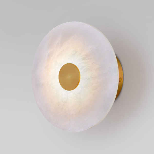 Светодиодный светильник с мраморным рассеивателем 40340 LED латунь