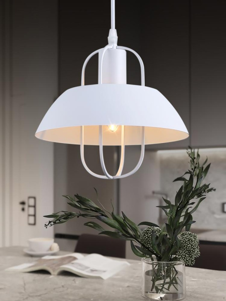 Светильник подвесной (подвес) Rivoli Amelia 5136-201 1 х Е27 40 Вт лофт - кантри потолочный дубликат